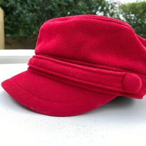 Red Short Brim by San Diego Hat Company One Size